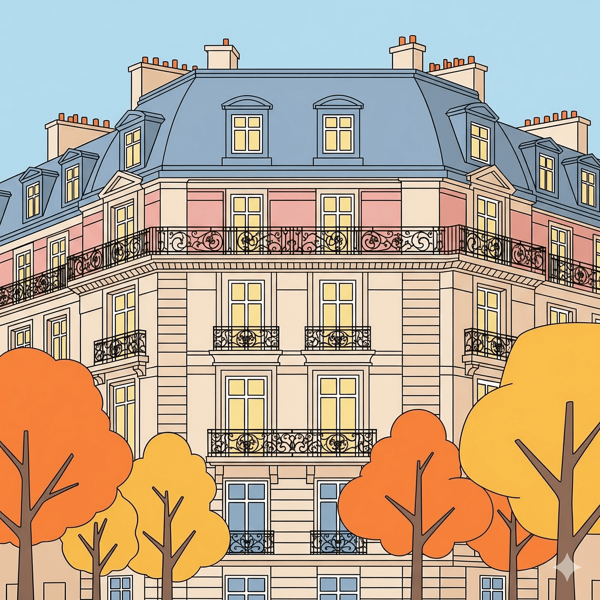 Façade haussmannienne